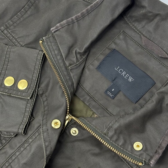 J.Crew Jackets & Blazers - J.Crew Women's Field Jacket Small Olive Cotton Utility Style 19034 SP16